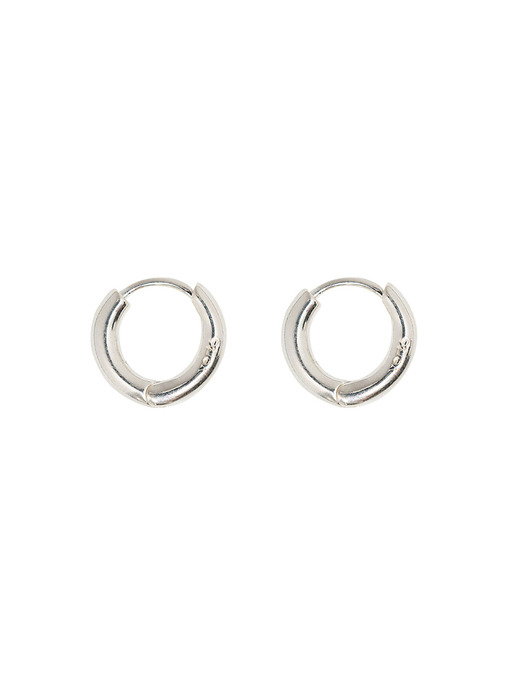 [925 silver] Deux.silver.77 / veloute earring (silver)