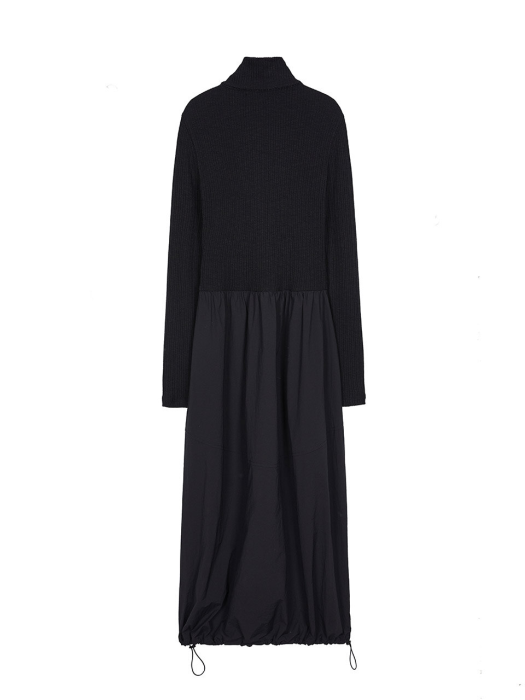 Volume String Long Onepiece in Black VW2AO471-10