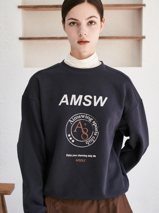 시그니처 로고 스웻셔츠(챠콜) _ Signature Logo Sweatshirt(Charcoal)
