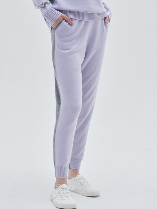 [CashmereClass]C23WPN009 Color Reverse pants(Lavender) 