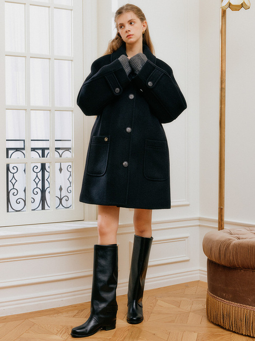 마리 하프 울 코트 / MARY HALF WOOL COAT_6colors