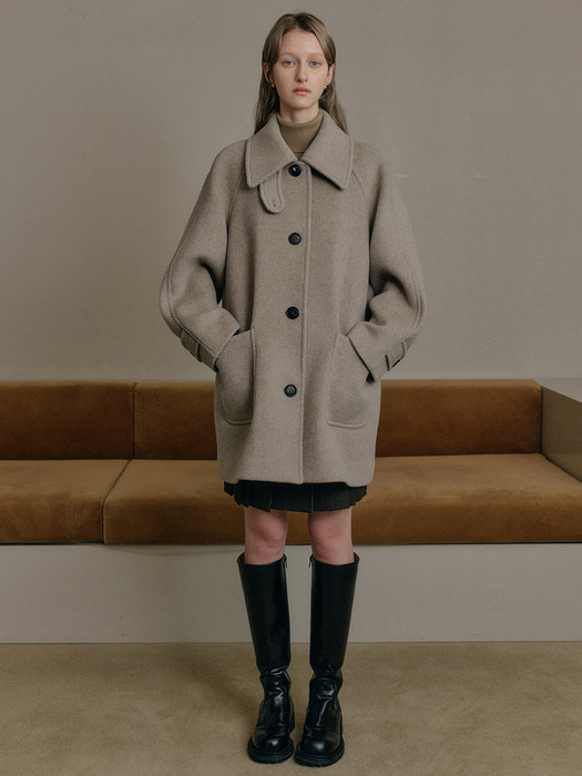 마리 하프 울 코트 / MARY HALF WOOL COAT_6colors