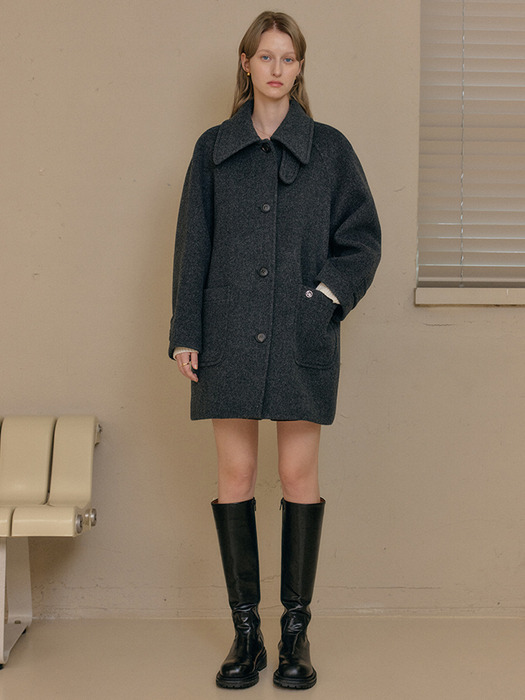 마리 하프 울 코트 / MARY HALF WOOL COAT_6colors