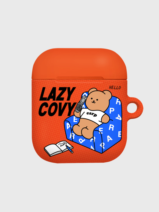 LAZY COVY-ORANGE(에어팟-하드)