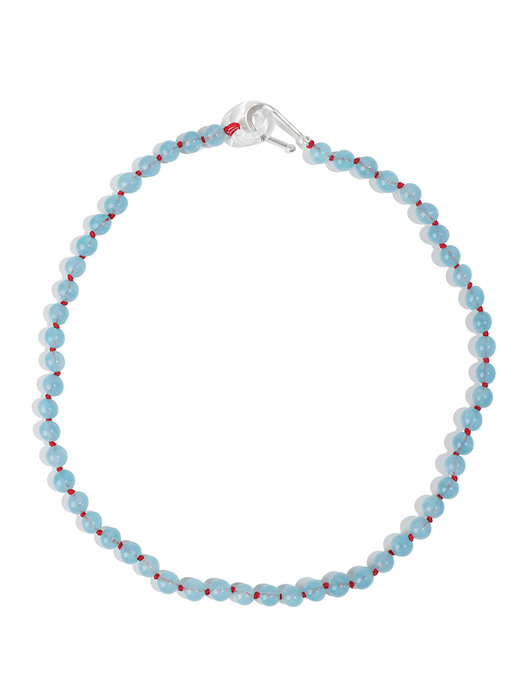 [925silver,원석,매듭]Ocean necklace