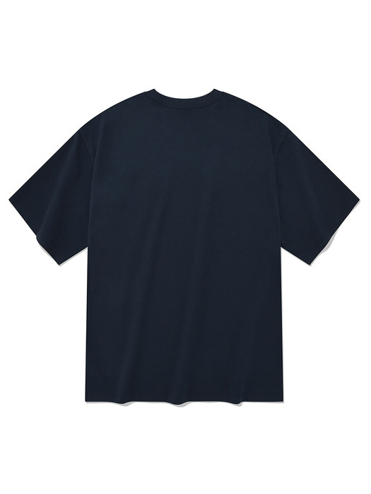 에센셜 쿨 코튼 2-PACK 티셔츠 네이비