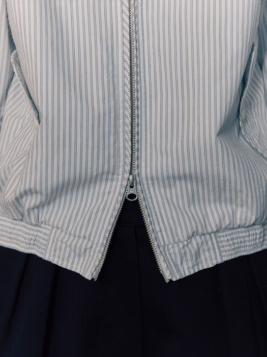 Marche summer blouson (White stripe)