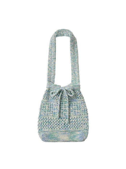 Melange Crochet Bucket Bag VC2333BG001M