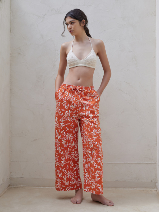 LOUNGE PANT_mandarin leaf