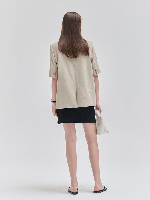 24MN linen half sleeve jacket [BE]