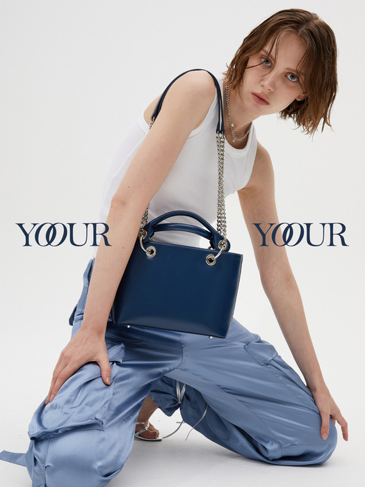 YOOUR SMALL BAG (Navy)(Chain strap)