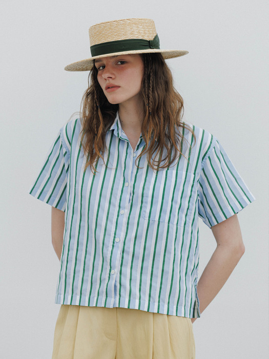 Harris Stripe Shirt (Blue)