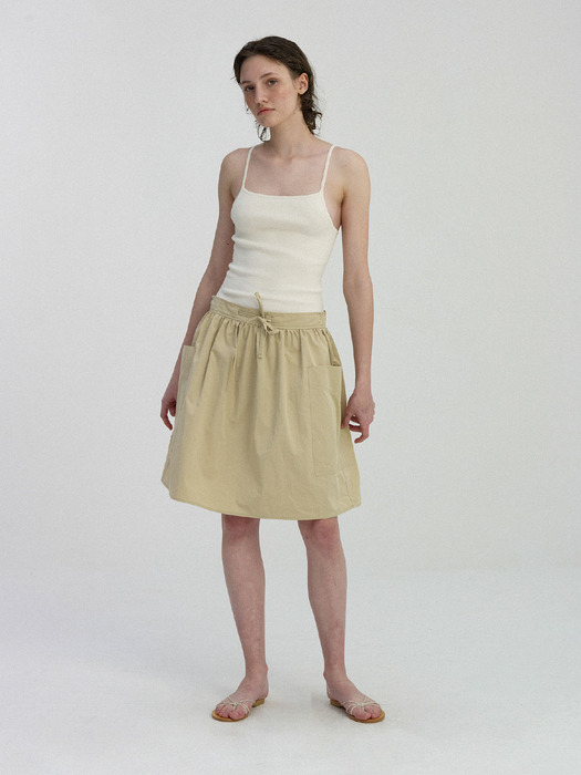 Casali flared skirt (Beige)