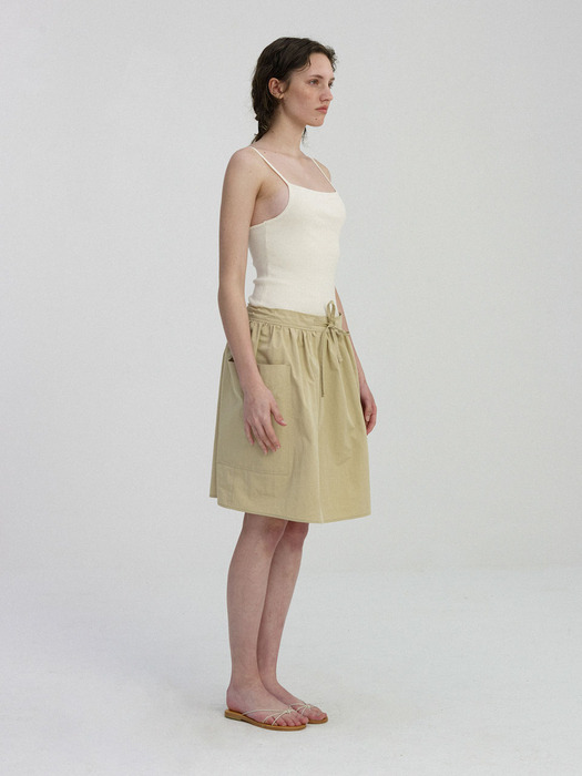 Casali flared skirt (Beige)