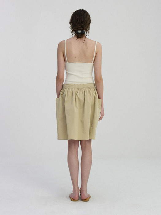 Casali flared skirt (Beige)