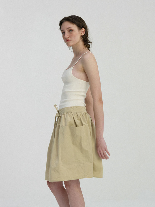 Casali flared skirt (Beige)