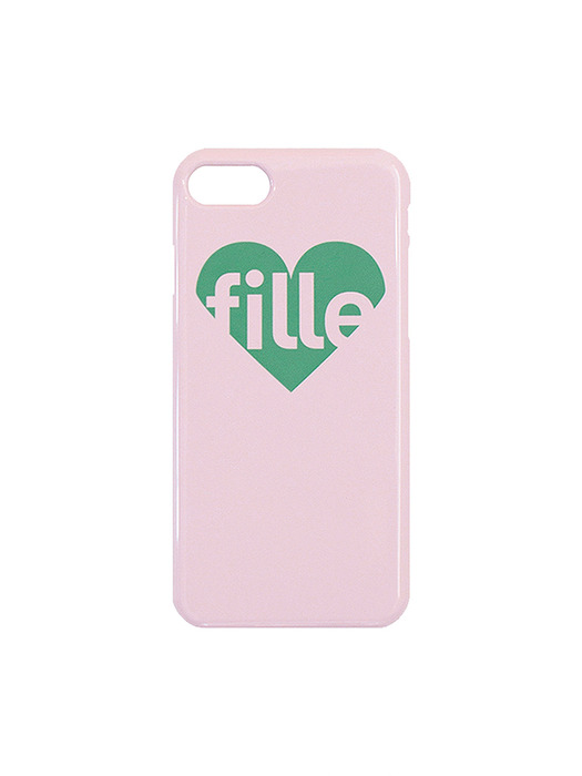Heart Glossy iPhone Case_Pale Purple_유광 하드케이스