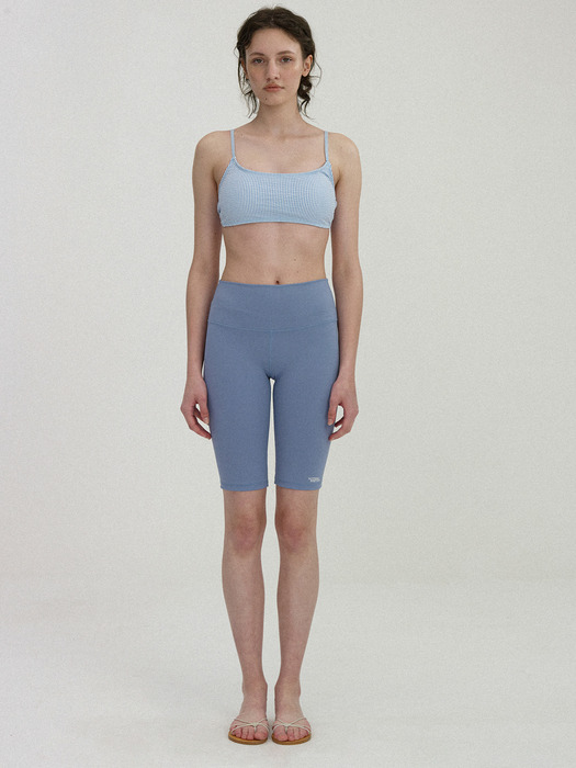 Biker short leggings (Gray blue)