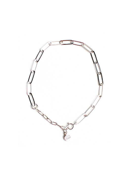 RACOHA silver Clip chain bracelet 라코하 실버 클립체인 심플 팔찌