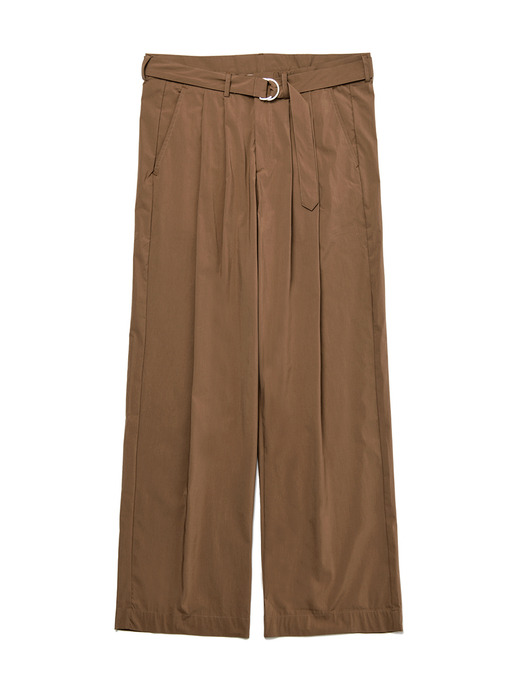 MATIX RELAXED BELTED PANTS_BRICK BROWN