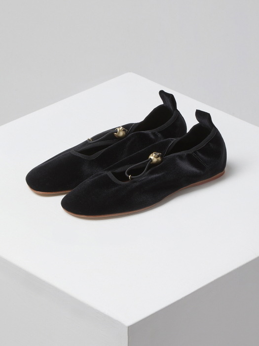 Luv string flat(velvet black)