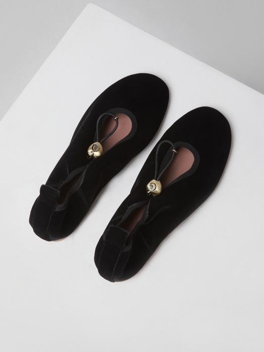 Luv string flat(velvet black)