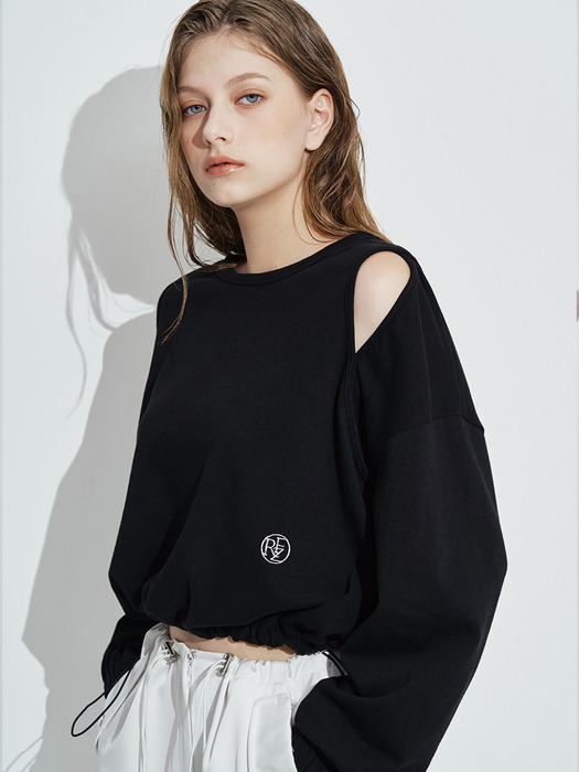 Cut Out Crop MTM [Black]