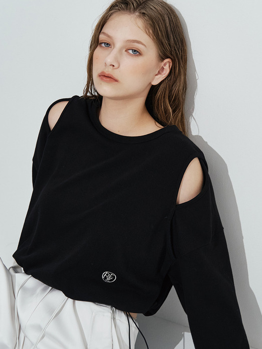 Cut Out Crop MTM [Black]