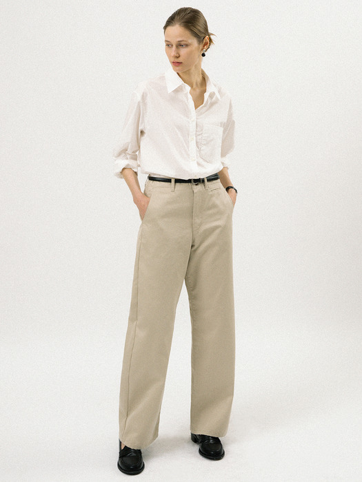 Dion classic chino pants (Beige)