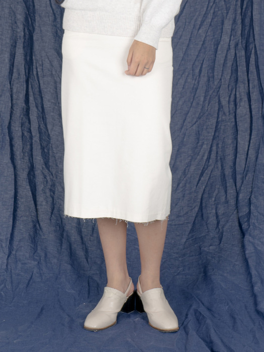 23FW ODD String Cotton Skirts [IVORY]