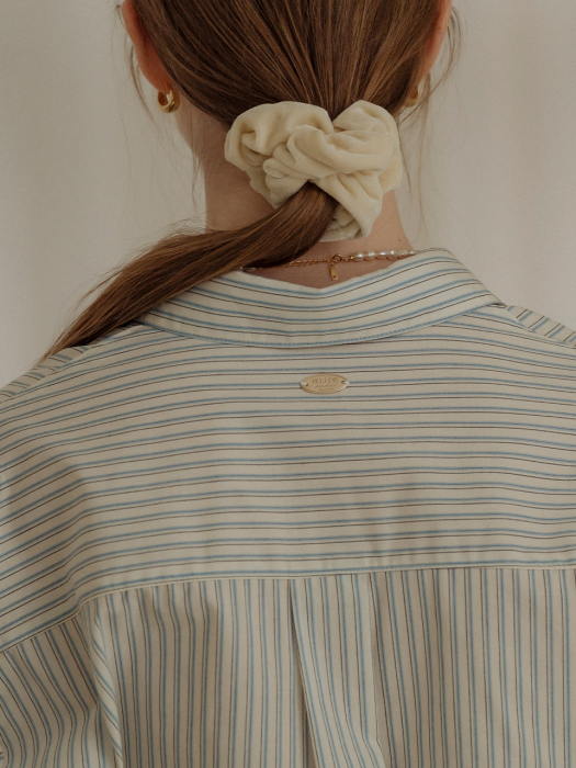 Multi stripe cotton shirt(Ivory)