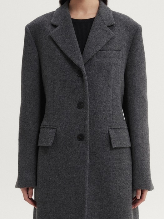 TAILORING WOOL COAT (3 COLORS)