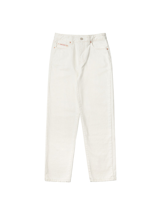 P3175 Classic tapered cream jeans