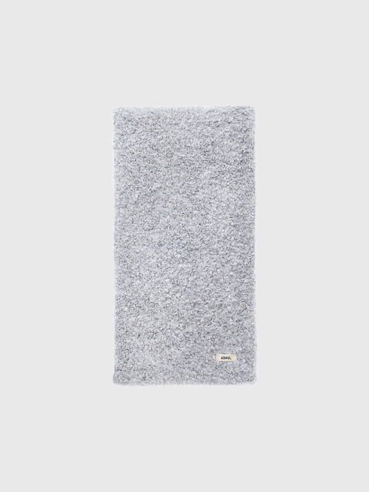 Hairy soft long muffler - grey