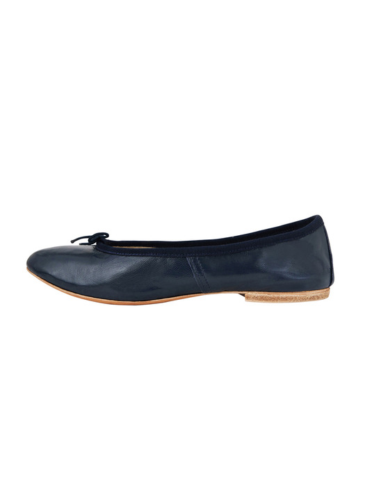 Porselli Leather Flat shoes_Navy