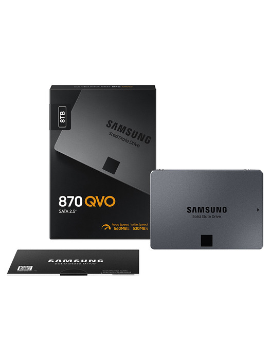 삼성전자 공식인증 SSD 870 QVO SSD 8TB MZ-77Q8T0BW