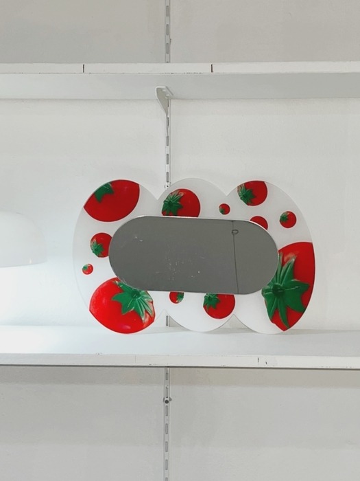 Toy tomato cloud mirror