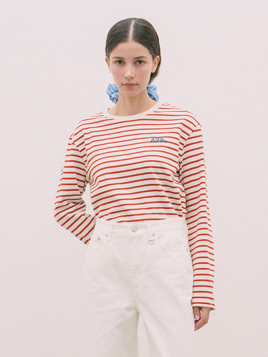 [14th reorder] COOL STRIPE T-SHIRT