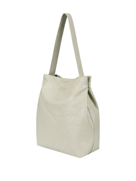 Flow Bucket Shoulder Bag (beige)