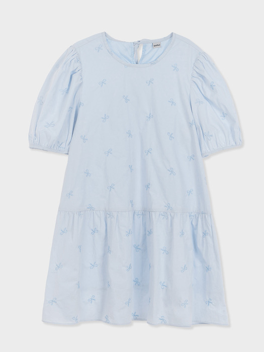 Ribbon Embroidered Dress SKY