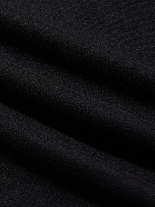 뉴웨이브 더블코튼 사운터 반팔 티셔츠 블랙 SJST1461