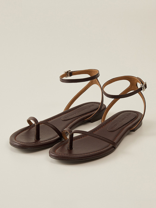 Lily Strap Sandal_Crushed Brown