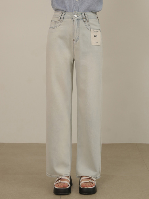 Two Loop Ice Blue Denim Pants (Blue)