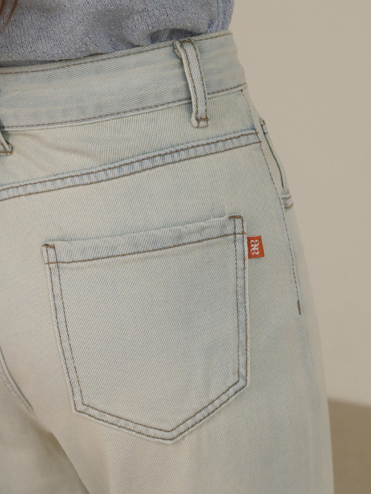 Two Loop Ice Blue Denim Pants (Blue)