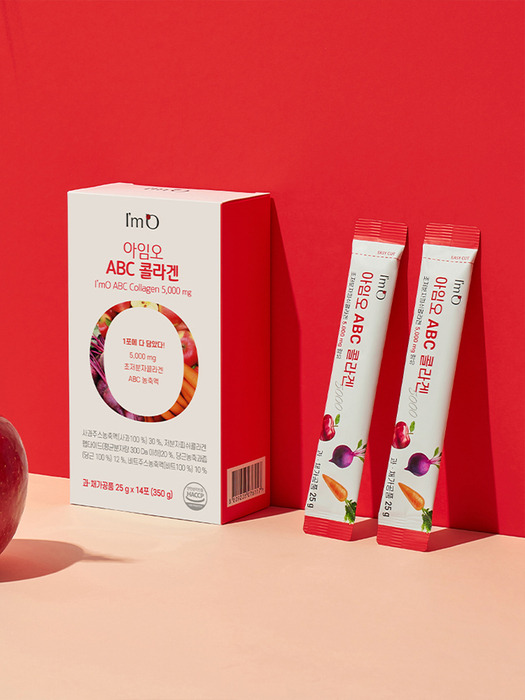 [6팩 세트][초고함량 5000mg 저분자피쉬콜라겐]아임오 ABC 콜라겐 14포