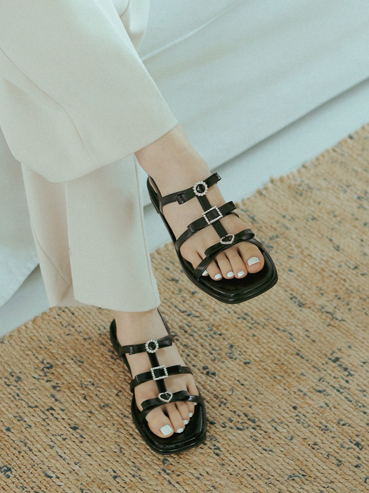 ljh7051 jewelled strap sandal _ 3colors