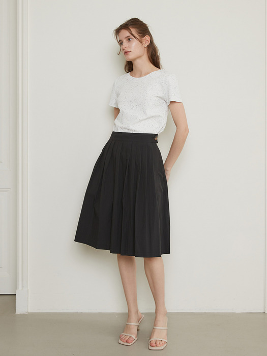 SUMMER GATHER SKIRT / BLACK