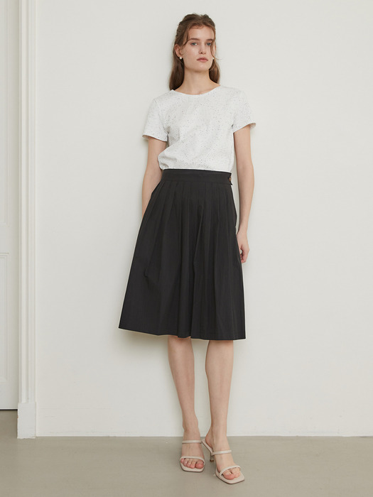 SUMMER GATHER SKIRT / BLACK