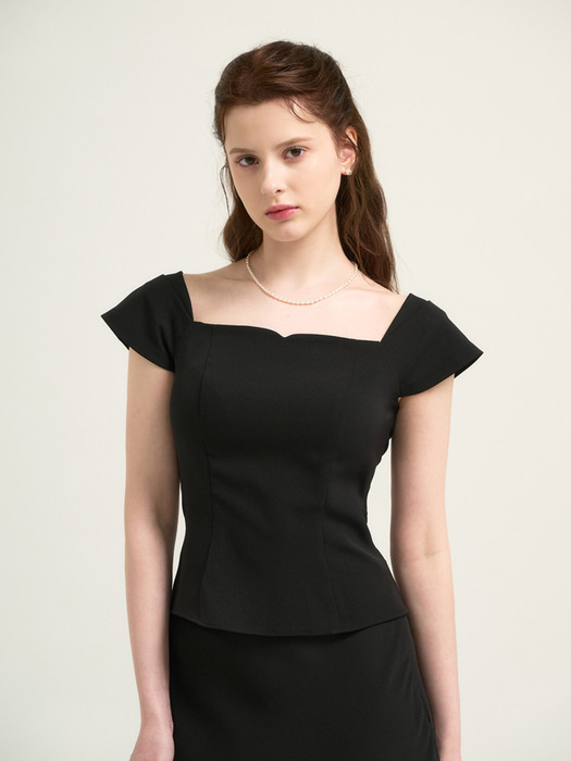 Sharon blouse [Black]