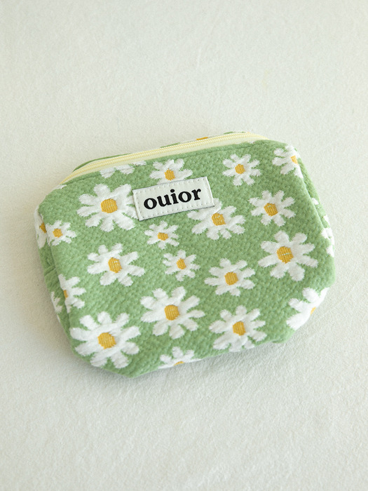 ouior everyday pouch - marguerite green